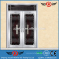 JK-SS9046 commercial double steel swing exterior metal insulated door